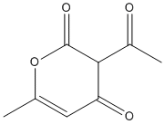 Dehydroacetic acid Structure